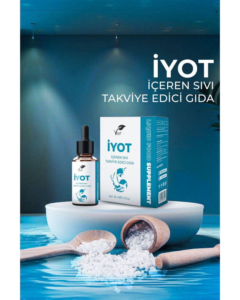 İyot Damlası 30 ml / İyot İçeren Sıvı Gıda Takviyesi
