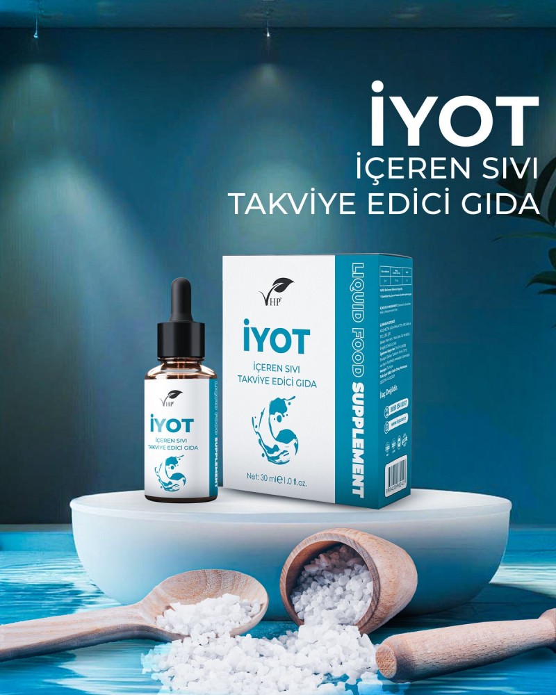 İyot Damlası 30 ml / İyot İçeren Sıvı Gıda Takviyesi