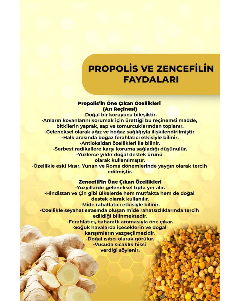 Propolisli Zencefilli Macun 230 gr
