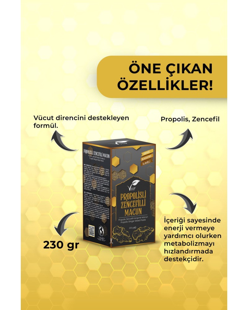 Propolisli Zencefilli Macun 230 gr