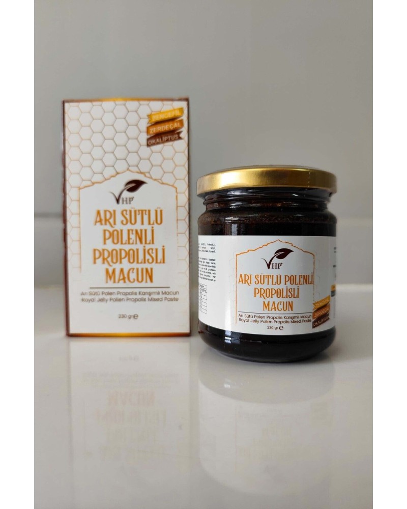 Arı Sütlü Polenli Propolisli Macun 230gr