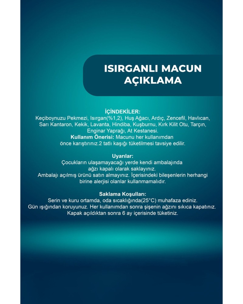 Isırganlı Macun 230 gr