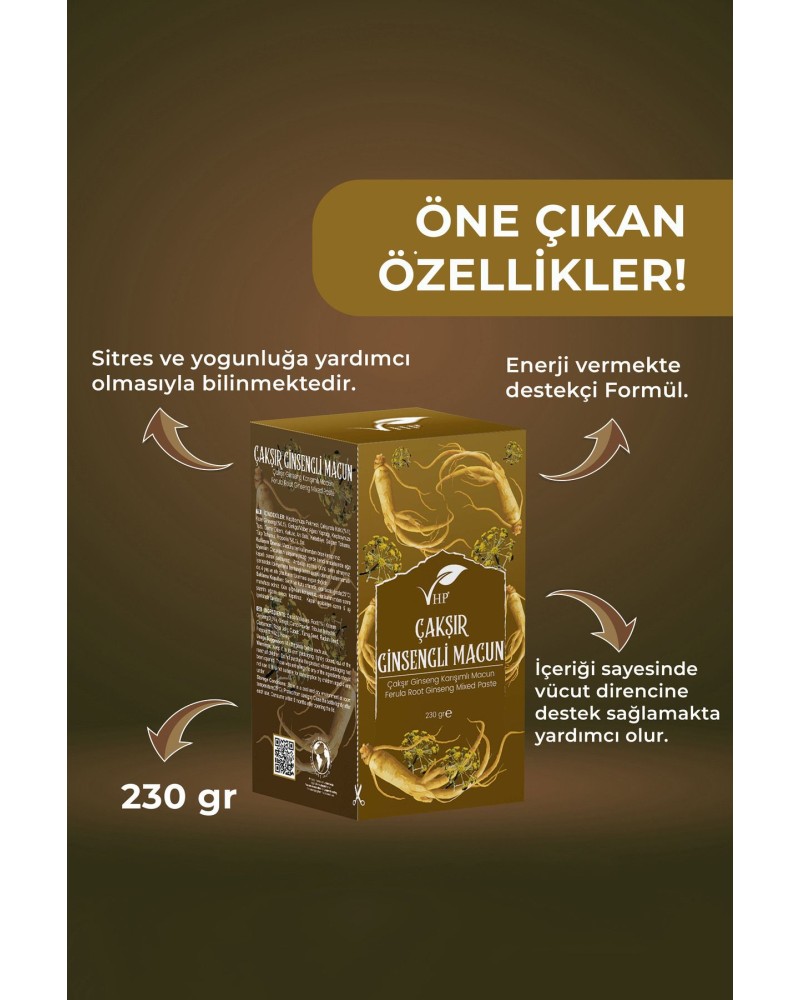 Çakşır Ginsengli Macun 230 gr