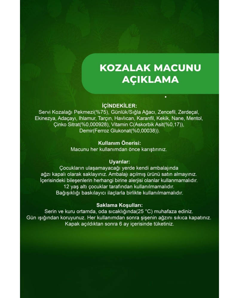 Kozalak Macunu 230 gr