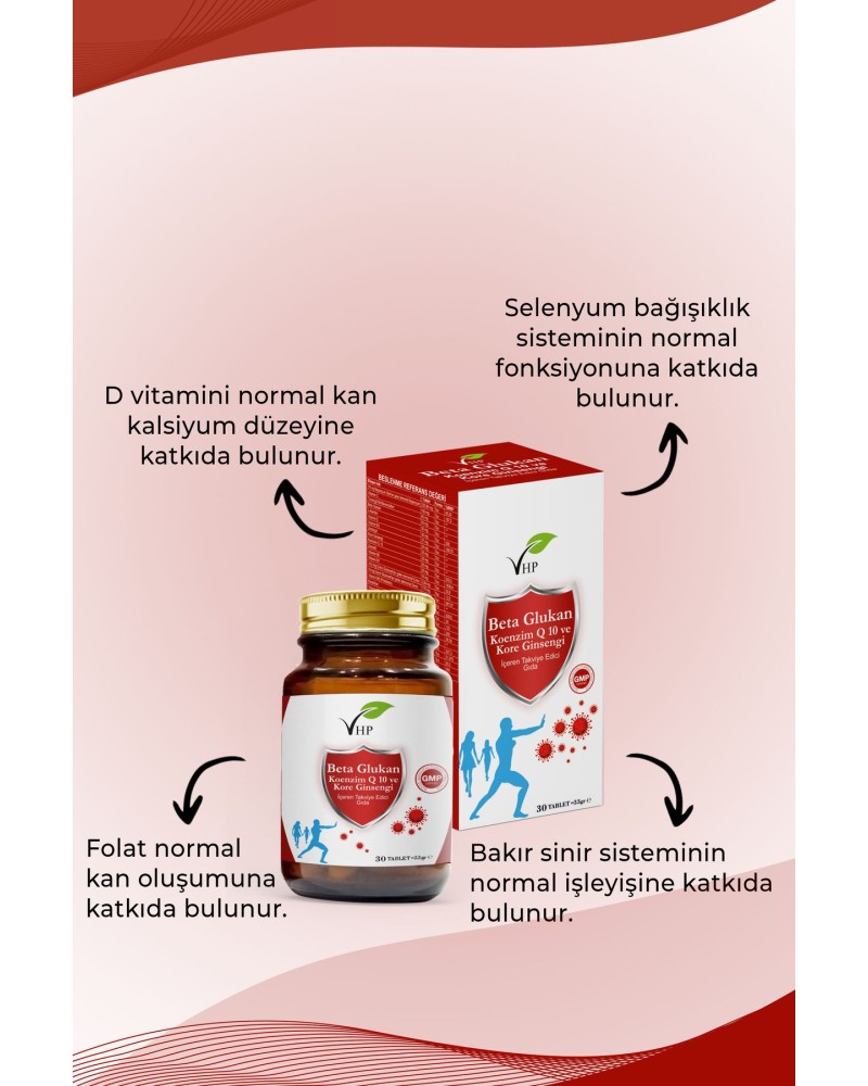 Beta Glukan Koenzimq10 Ve Kore Ginseng 30 Tablet