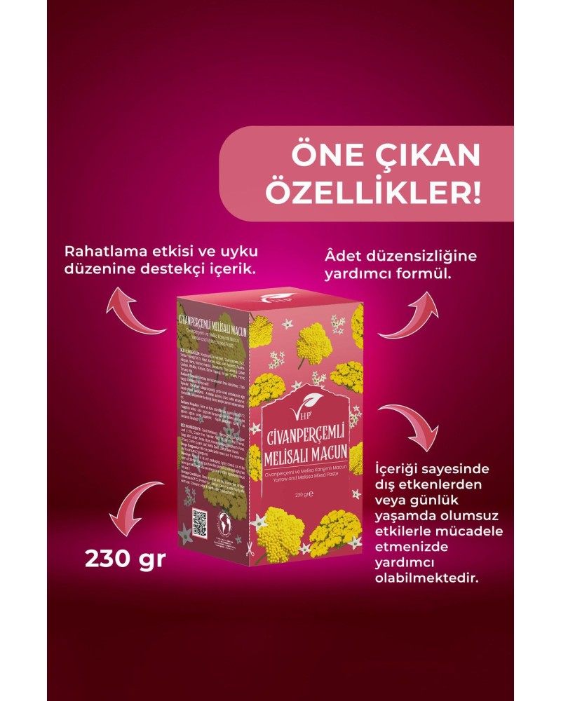 Civanperçemli Melisalı Macun 230 gr