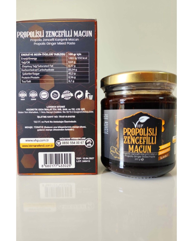 Propolisli Zencefilli Macun 230 gr