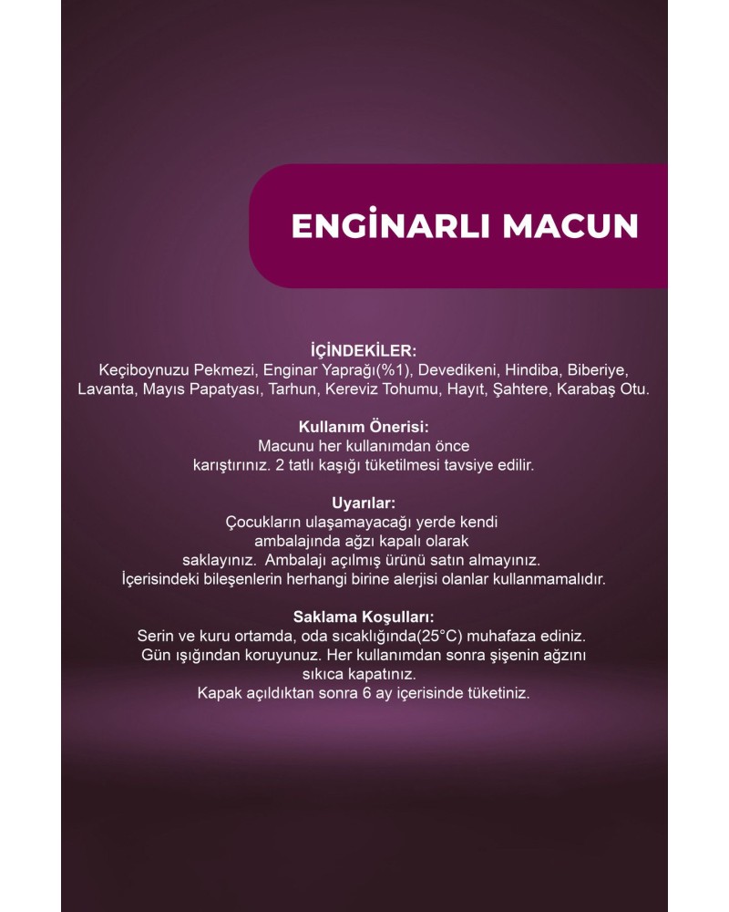 Enginarlı Macun 230 gr