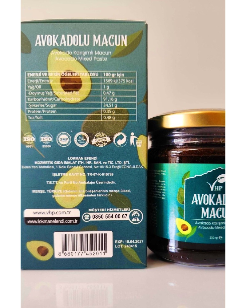 Avokadolu Macun 230gr