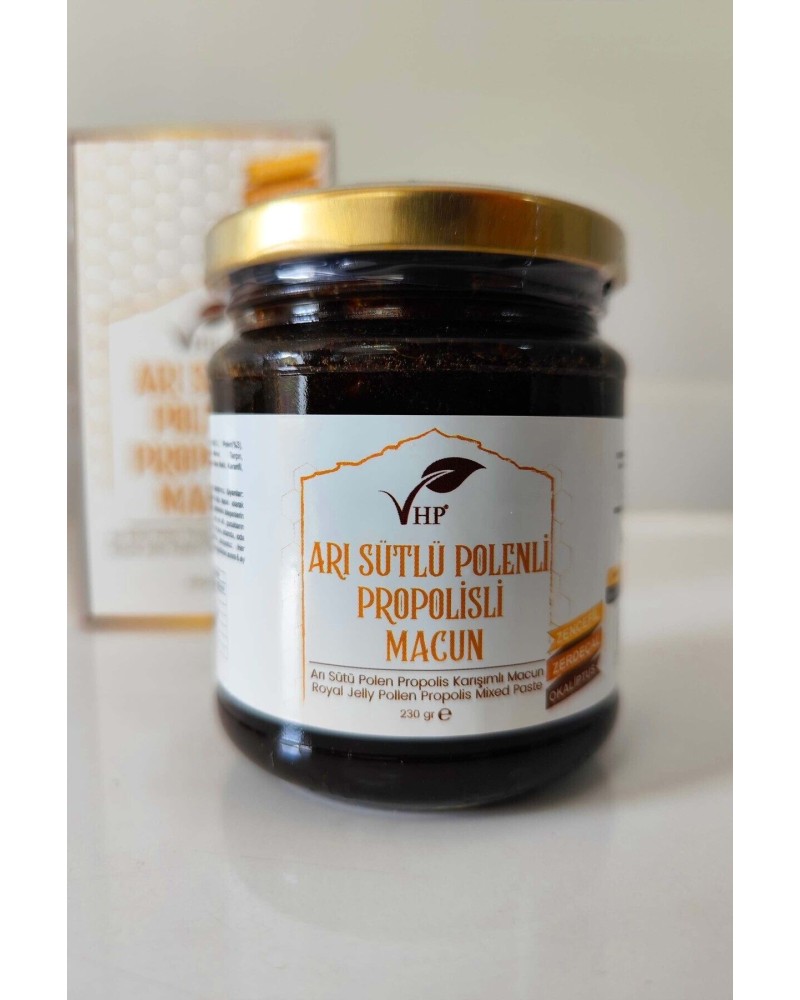 Arı Sütlü Polenli Propolisli Macun 230gr
