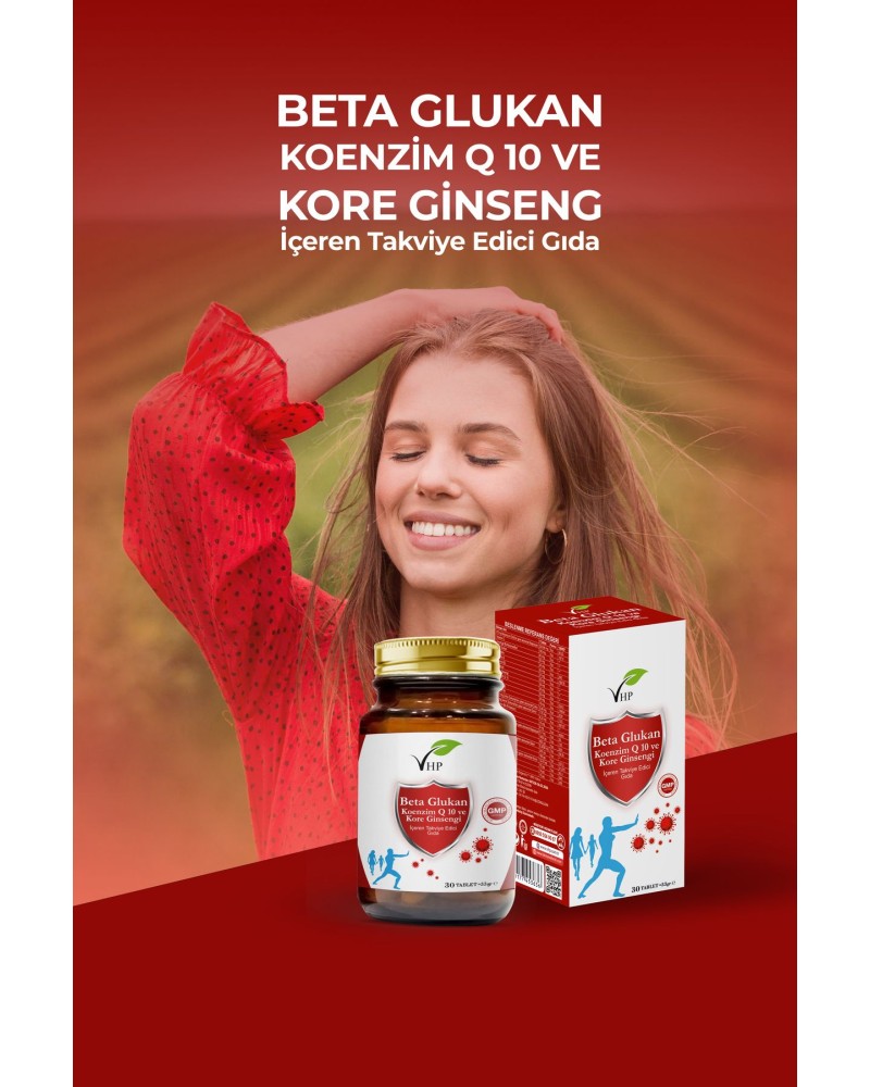 Beta Glukan Koenzimq10 Ve Kore Ginseng 30 Tablet