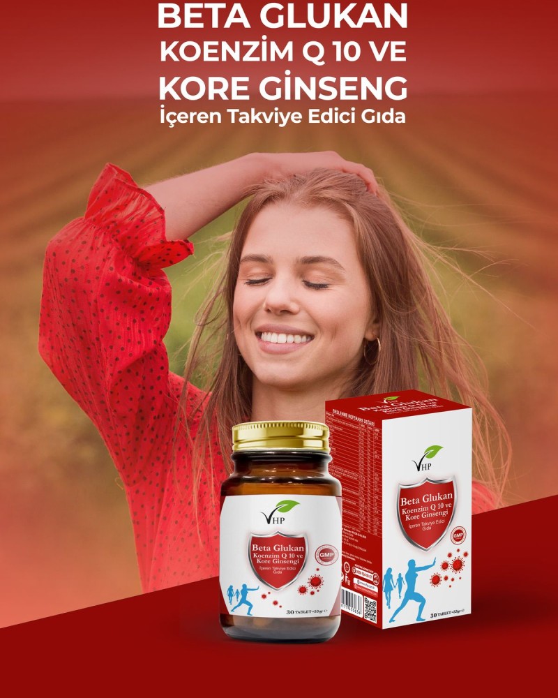 Beta Glukan Koenzimq10 Ve Kore Ginseng 30 Tablet