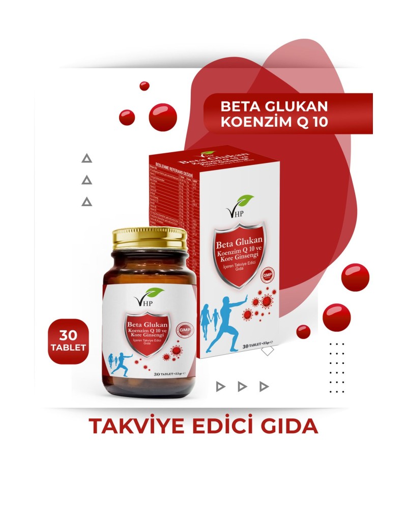 Beta Glukan Koenzimq10 Ve Kore Ginseng 30 Tablet