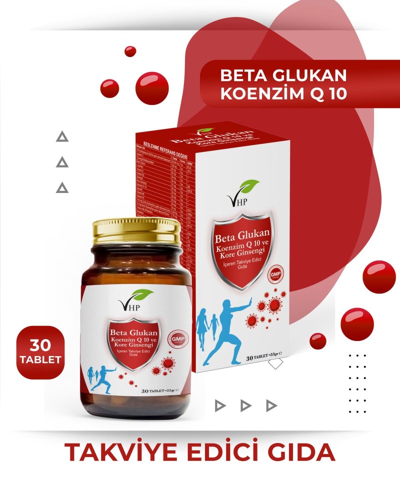 Beta Glukan Koenzimq10 Ve Kore Ginseng 30 Tablet