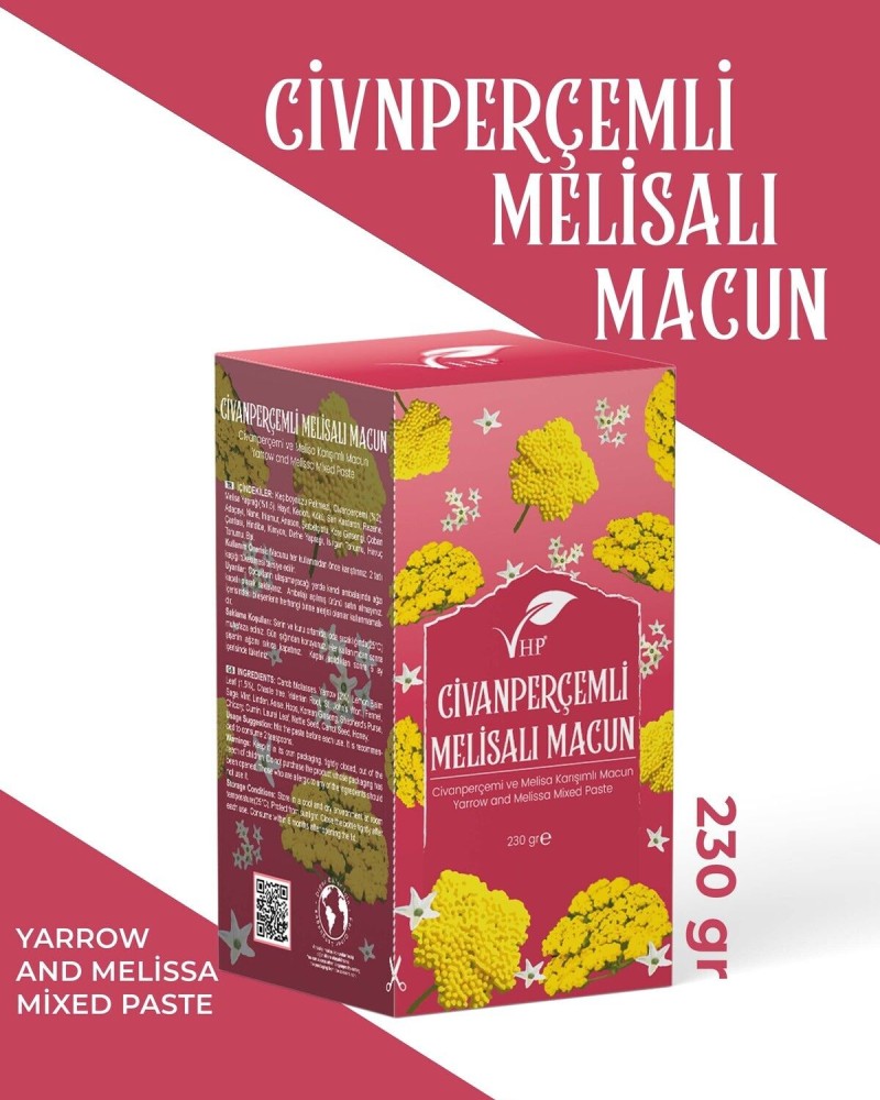Civanperçemli Melisalı Macun 230 gr