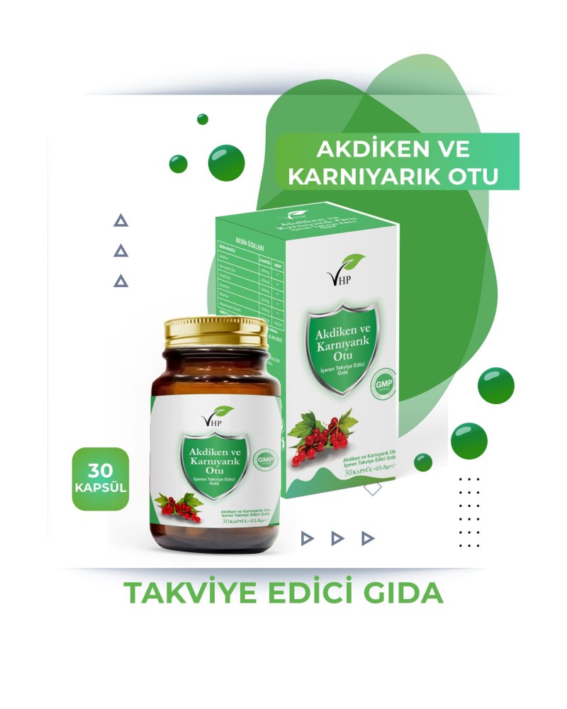 Akdiken Ve Karnıyarık Otu 30 Kapsül