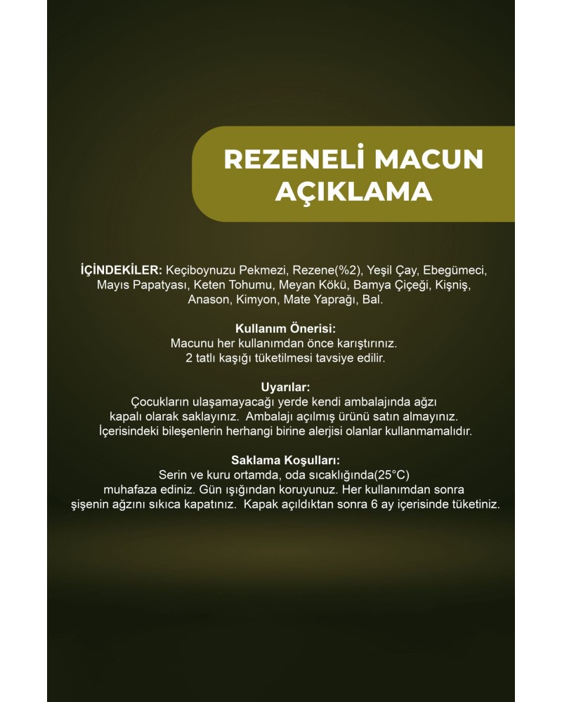 Rezeneli Macun 230 gr