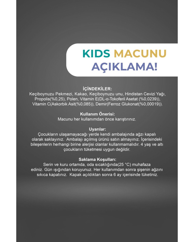 Kids Macun 230 gr