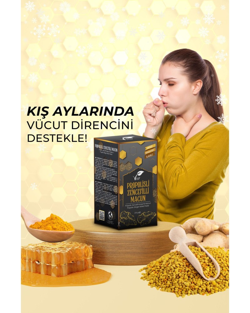 Propolisli Zencefilli Macun 230 gr