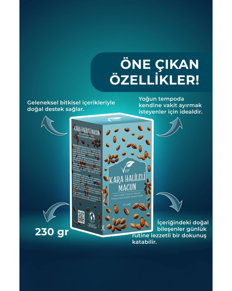 Kara Halileli Macun 230 gr