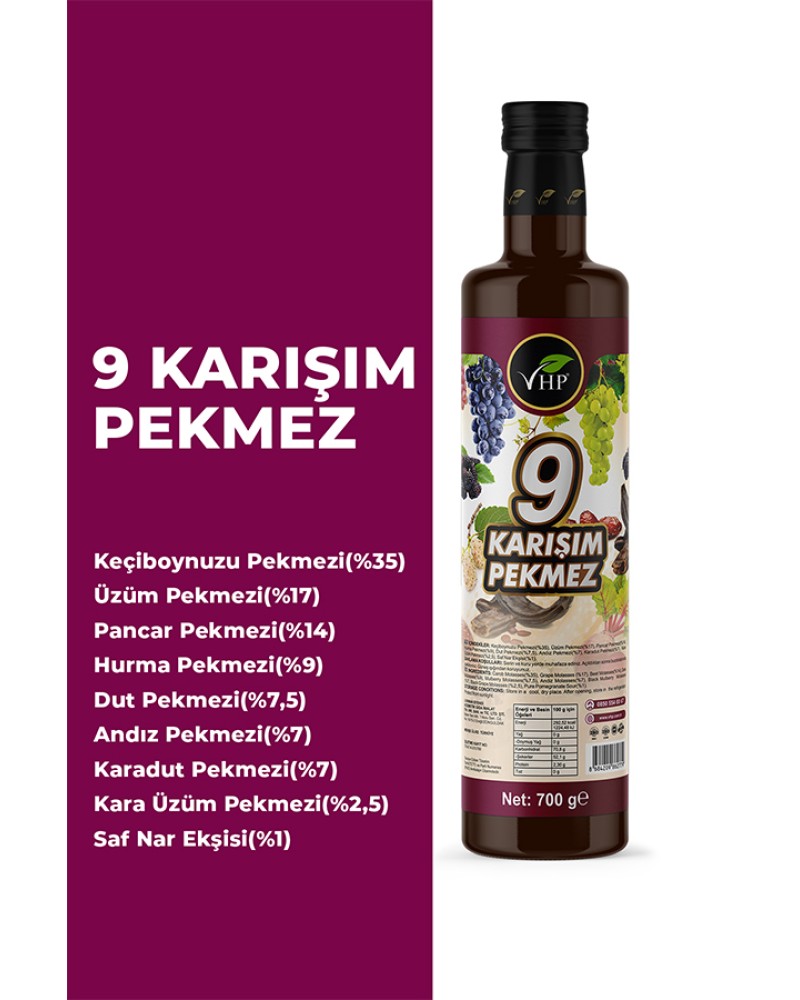9 Karışım Pekmez Özü 700 gr - A.03787