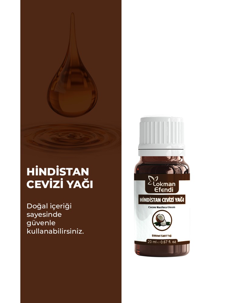 Lokman Efendi Hindistan Cevizi Yağı 20 Cc
