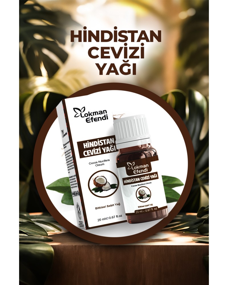 Lokman Efendi Hindistan Cevizi Yağı 20 Cc