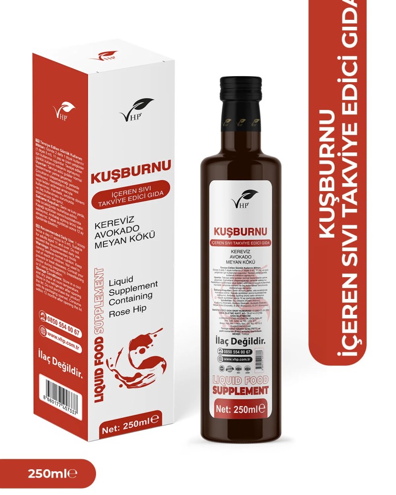 Kuşburnu Içeren Sıvı Takviye Edici Gıda 250 ml - A.06230