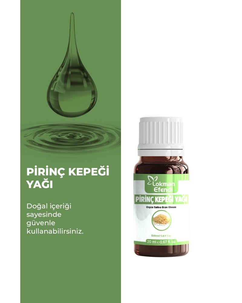 Lokman Efendi Pirinç Kepeği Yağı